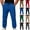 Blue, variant on Dvprdro Sweatpants for Men Elastic Waist Closed Bottom Casual Athletic Joggers Drawstring Fashion Workout Pants with Zip Pockets