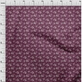 thumbnail image 4 of oneOone Cotton Poplin Twill Purple Fabric Kids Floral Sewing Craft Projects Fabric Prints By Yard 56 Inch Wide, 4 of 4