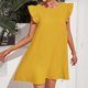 thumbnail image 1 of Camisola corta multifuncional para mujer, vestido de maternidad con mangas de encaje, nuevo, fresco, dulce, de manga corta, cuello redondo, hasta la pantorrilla, vestido de poliéster para mujer., 1 of 3