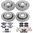 thumbnail image 3 of Power Stop Front and Rear Ceramic Brake Pad and Drilled and Slotted Rotor Kit K7637, 3 of 10