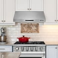 thumbnail image 5 of KOSTCH 30in 1000 CFM Convertible Wall-Mounted Range Hood with LED Lights in Stainless Steel, 5 of 8