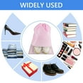thumbnail image 4 of Tripumer 10 Pcs Travel Shoe Bags Portable Shoe Bags Non-Woven Fabric Travel Shoe Bags with Rope for Men And Women Pink, 4 of 7
