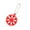 Red, variant on Snowflake Reflective Warning Pendant Handbag Charm Keychain Kids Safety Reflector Pendants for Walking Running Cycling