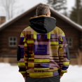 thumbnail image 5 of GXIPO Heavy Thick Flannel Plaid Jacket Sherpa Fleece Lined Hoodies for Men Zip Up Winter Warm Coat Buffalo Zipper Sweatshirt Multicolor L, 5 of 5