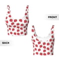thumbnail image 5 of Naloa Cartoon Strawberry Sports Bras for Women, High Support Bra with Removable Pads, Comfortable - Medium, 5 of 9