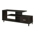 thumbnail image 3 of Homestock Old World Opulence 60-Inch Tv Stand With Shelves, Modern Design Featuring Drawer For Concealed Storage And Open Concept Shelving For Tvs Up To 65" - 60"W X 18"D X 24"H, 3 of 3