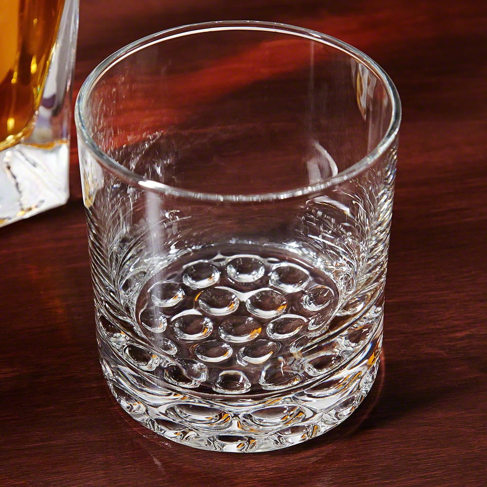 Buckman Classic Monogram Whiskey Glasses Set of 4