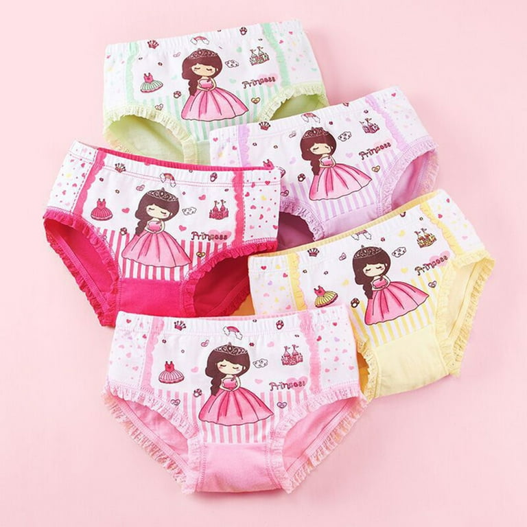 Kids Cotton Boxer Briefs - Soft Toddler Underwear For Girls & Boys With Cute Patterns (Ages 2-11 Years)