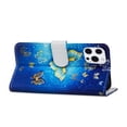 thumbnail image 2 of 2021 iPhone 13 Pro Max Case (6.7 Inch) - TECH CIRCLE Synthetic Leather/Silicone Flip Cute Wallet Case with [Card Holders] Slim Fit Lightweight Fold Stand Folio Cover (Blue Butterfly), 2 of 6