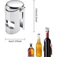 thumbnail image 1 of Pack Sparkling Wine Bottle Stopper Stopper Wine Stopper For Wine Collection Wine Champagne Beer Saver Sealer (silver), 1 of 4