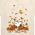 thumbnail image 2 of Peanuts - Snoopy & Woodstock Leaves - Youth Boys Short Sleeve Graphic T-Shirt, 2 of 5