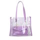 thumbnail image 1 of Bolso de hombro transparente para mujer, bolso de playa, bolso de mano, bolso portátil, decoración, púrpura Vogacara AP000905-04, 1 of 7