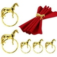 thumbnail image 1 of 3D Golden Napkin Ring Animal Napkin Holder Fashion Napkin Loop, 1 of 6