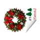 thumbnail image 1 of Vinilo decorativo de pared con forma de corona navideña, papel pintado de PVC, diseño original, navideño para pared, decoración navideña para, 1 of 9