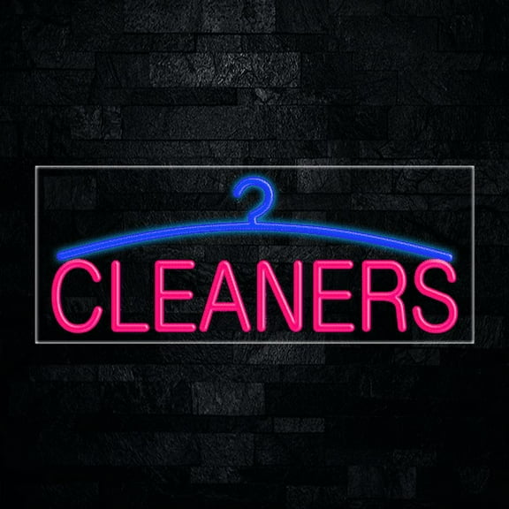 Cleaners-LED Neon Sign 30"L x 12"H #30039