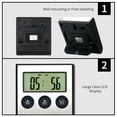 thumbnail image 2 of Termómetro para BBQ TP700 con sonda, temporizador y pantalla LCD - Rango de 0°C a 250°C (32°F-482°F) - Ideal para carnes, pavo y más - Incluye soporte magnético y gancho - Sin batería, 2 of 7