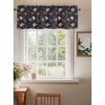thumbnail image 2 of Brown Black Red Blue Cowboy Curtain Valances for Windows, Country Western Vintage Kitchen Valance Window Treatment, Light Filtering Block Curtains for Bathroom/Bedroom/Living Room 60'' x 18'', 2 of 9