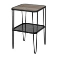 thumbnail image 6 of Styles Grey Wash Hairpin Leg End Table by Bellamy Studios, 6 of 8