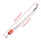 thumbnail image 2 of Alarma de pesca de carpa Wiggler Bobinas de acero inoxidable Perchas Tackle Rojo, 2 of 9