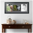 thumbnail image 2 of ArtToFrames Collage Photo Picture Frame with 3 - 8x10" Openings, Framed in Black with Mountain Grey and Black Mats (CDM-3926-117), 2 of 8