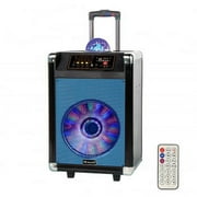 12" Portable Bluetooth DJ Speaker - Blue