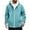 Light Blue, variant on Afuyipoi Mens Hoodie Fleece Lined, Zip Up Warm Long Sleeve Sweatshirts Casual Hooded Jacket for Fall Winter Black L
