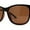 All Brown, variant on Polarized Womens 90s Designer Sport Horn Rim Sunglasses Tortoise Brown