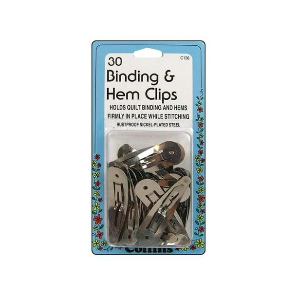 Collins Binding & Hem Clips 30pc
