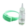 thumbnail image 2 of Toystoory Desinfectante de manos Desinfectante Sub-embalaje de silicona Muñequera Dispensador de manos Este dispensador de desinfectante de Suministros de limpieza para el hogar verde claro, 2 of 6