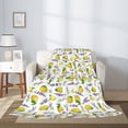 thumbnail image 2 of Sikiie Lavender Flowers Cozy Flannel Fleece Throw Blanket: Lightweight & Thick for All Seasons - Perfect for Women, Men, & Kids"80"x60", 2 of 6