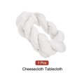 thumbnail image 3 of Unique Bargains 13Ft Cheesecloth Table Runner 35 x 157 Inch Rustic Gauze Tablecloth, White, 3 of 7