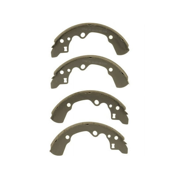 Rear Brake Shoe Set - Compatible with 1991 - 1992, 1997 - 2003 Ford Escort 1.9L 4-Cylinder 1998 1999 2000 2001 2002