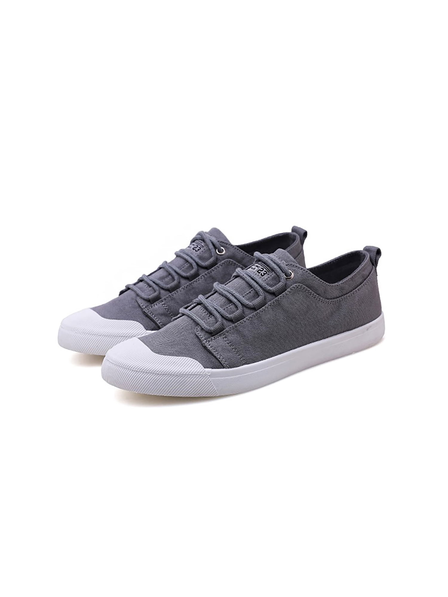 canvas shoes for men on Luxur Luxur Mens Canvas Shoes Plimsole Trainer Pumps Lace Up Flat Shoes Walmart Com Walmart Com