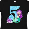 thumbnail image 4 of Inktastic Fifth Birthday Mermaid Girls Toddler T-Shirt, 4 of 5