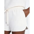 thumbnail image 4 of Joyspun Women's French Terry Lounge Sleep Short Sleeve Top and Shorts Set, 2-Piece, Sizes XS-3X, 4 of 5