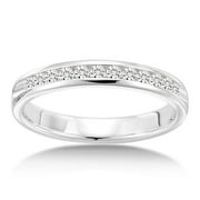 1/4cttw Channel Set Band