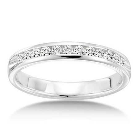 1/4cttw Channel Set Band