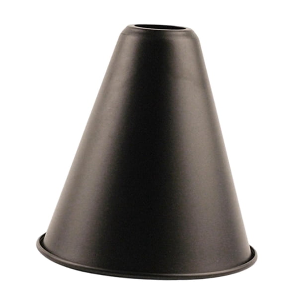Cubierta de lámpara de cono Pantalla de lámpara de araña de sala de estar Pantalla de lámpara de hierro para restaurante de hogar Profundidad 18 cm Alto 185 cm