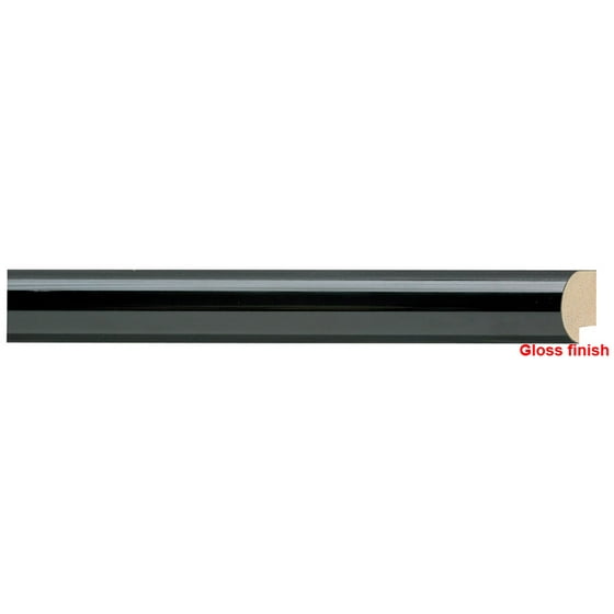 Picture Frame Moulding Wood Lacquer Black Finish 1 25 Width Picture Frame Moulding Wood Lacquer Black Finish 1 25 Width 2 Rabbet Depth Com