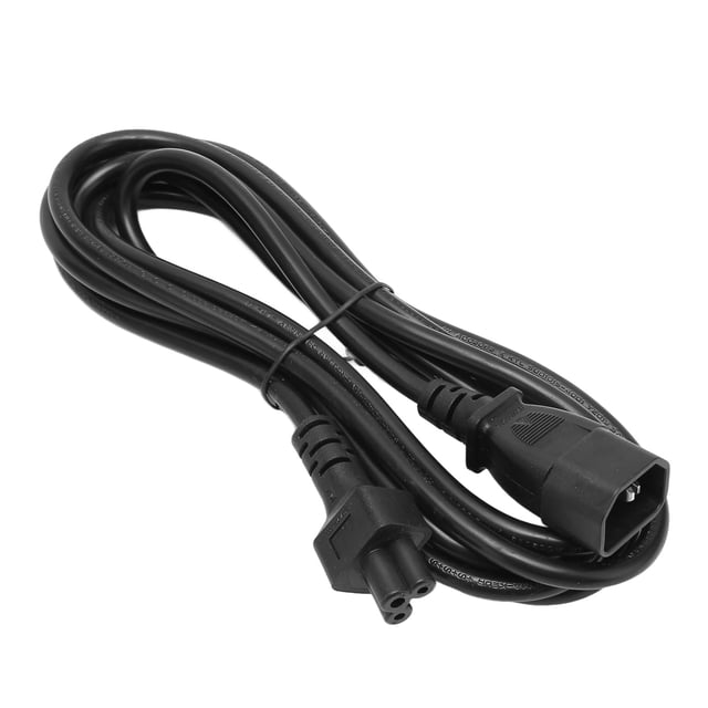 Cable De Alimentación, Retardante De Llama Resistente Al Desgaste IEC320 C14 Macho A C5 Hembra Cable De Alimentación 9.8 Pies 10A 250V Para Lámpara De Escritorio