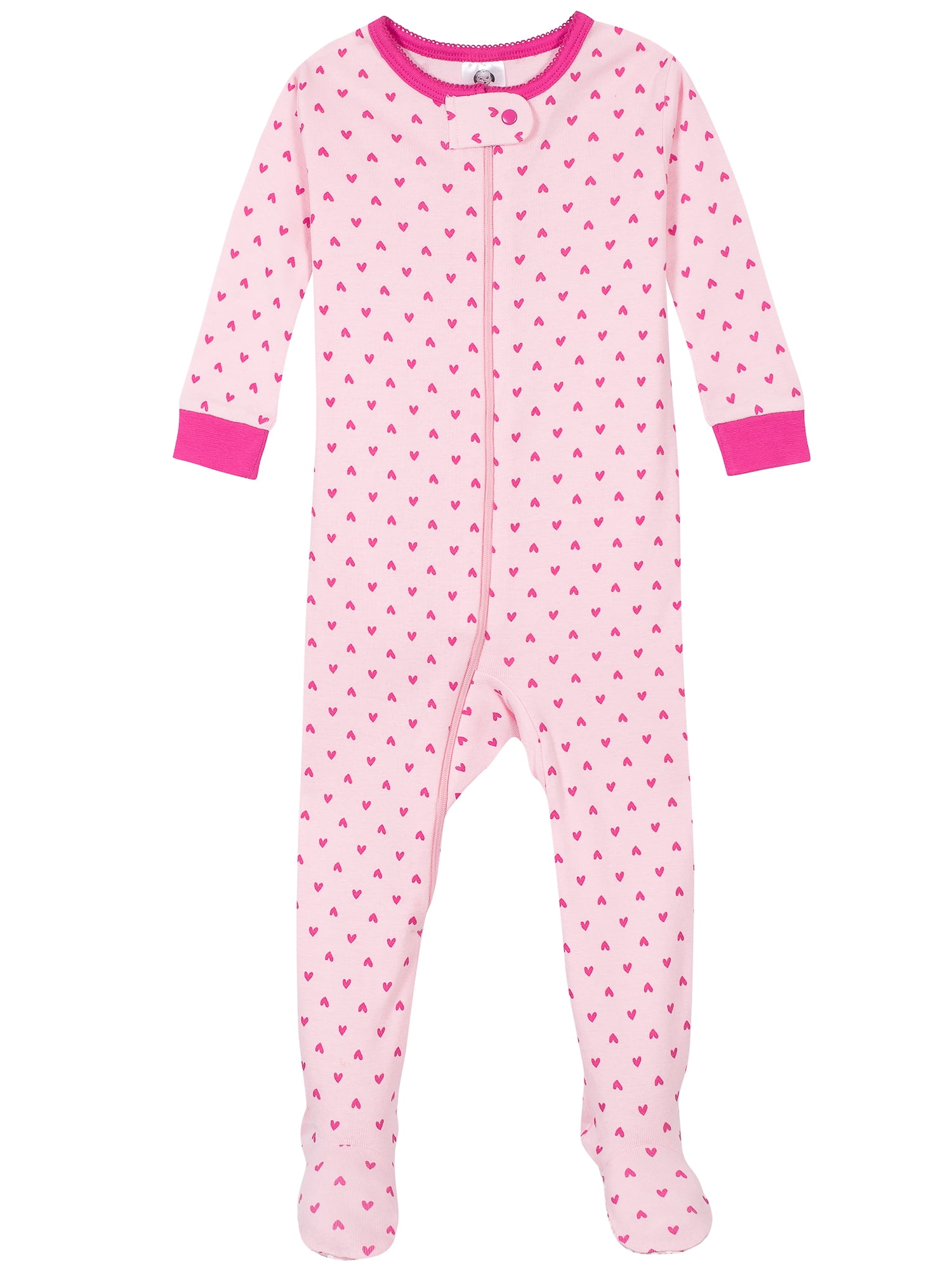 Gerber Baby & Toddler Neutral Snug Fit Footed Cotton Pajamas, 4-Pack, Sizes 0/3 Months-5T