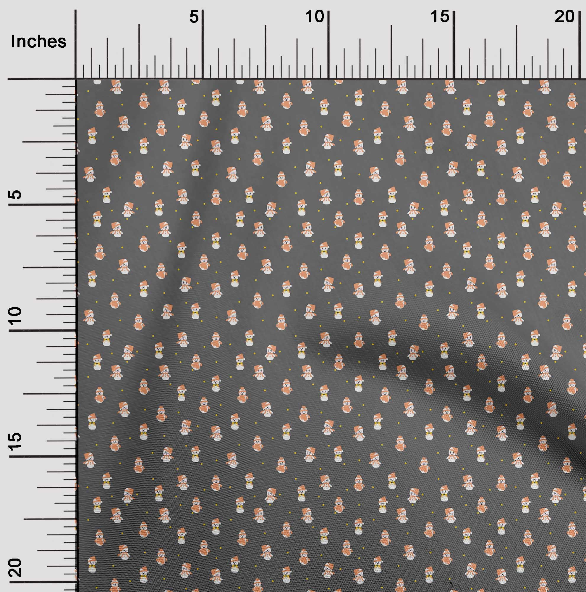 oneOone Viscose Jersey Gray Fabric Christmas Fabric For Sewing Printed Craft Fabric By The Yard 60 Inch Wide
