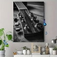 thumbnail image 4 of Acoustic Guitar Headstock Canvas Print, Wall Art for Living Room, Bedroom, Music Room, Cafe, Studio, Office, Bar, 4 of 8