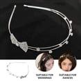 thumbnail image 4 of GOOHOCHY Diadema con lazo de cristal, tocado, accesorio para el cabello para mujeres y niñas., 4 of 7