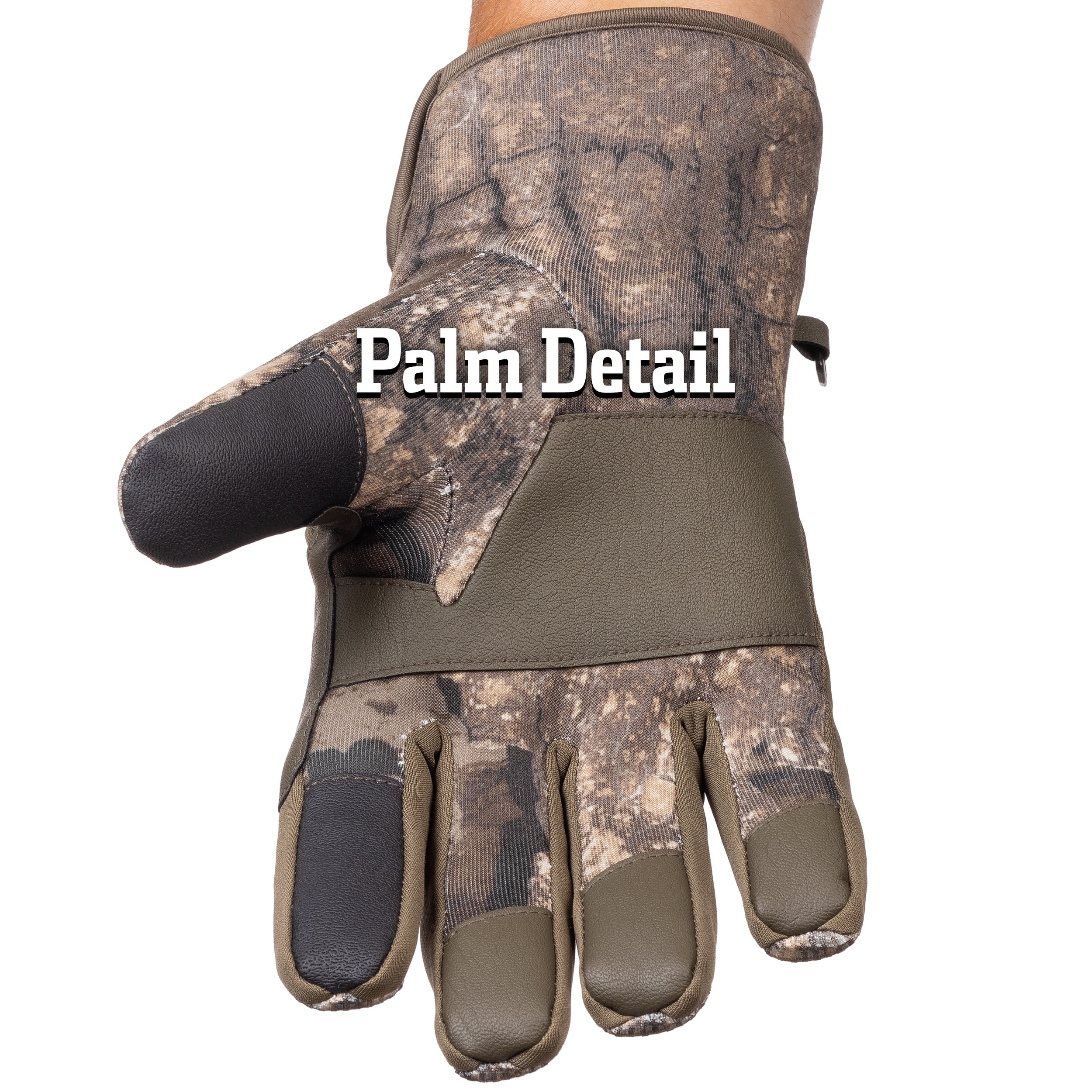 Huntworth Men's Commander Heavyweight Hunting Gloves – RealTree Timber®, Size M/L