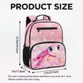 thumbnail image 7 of Jeiento Sea Turtle 13.5 Inch Toddler Backpack, Soft Kids Preschool Bookbag with Top Handle & Adjustable Straps, Pink Multi Pockets Daily School Bag for Little Boys Girls Daycare Outdoor Trip, 7 of 7