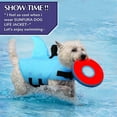 thumbnail image 6 of Pet Life Jacket, Dog Swimsuit with Shark Fin, Swimming Float Saver with Superior Buoyancy and Rescue Handle for Small Medium Large Dogs, 6 of 6