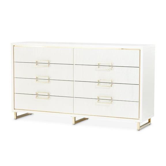 Palm Gate Dresser - Cloud White