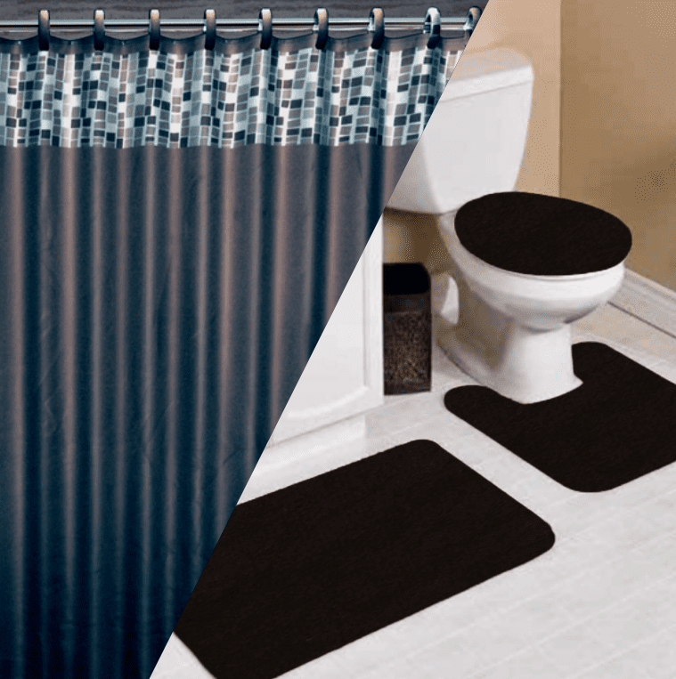 Micky & Friends Disney Collage Custom Waterproof Fabric Shower Curtain Bathroom 