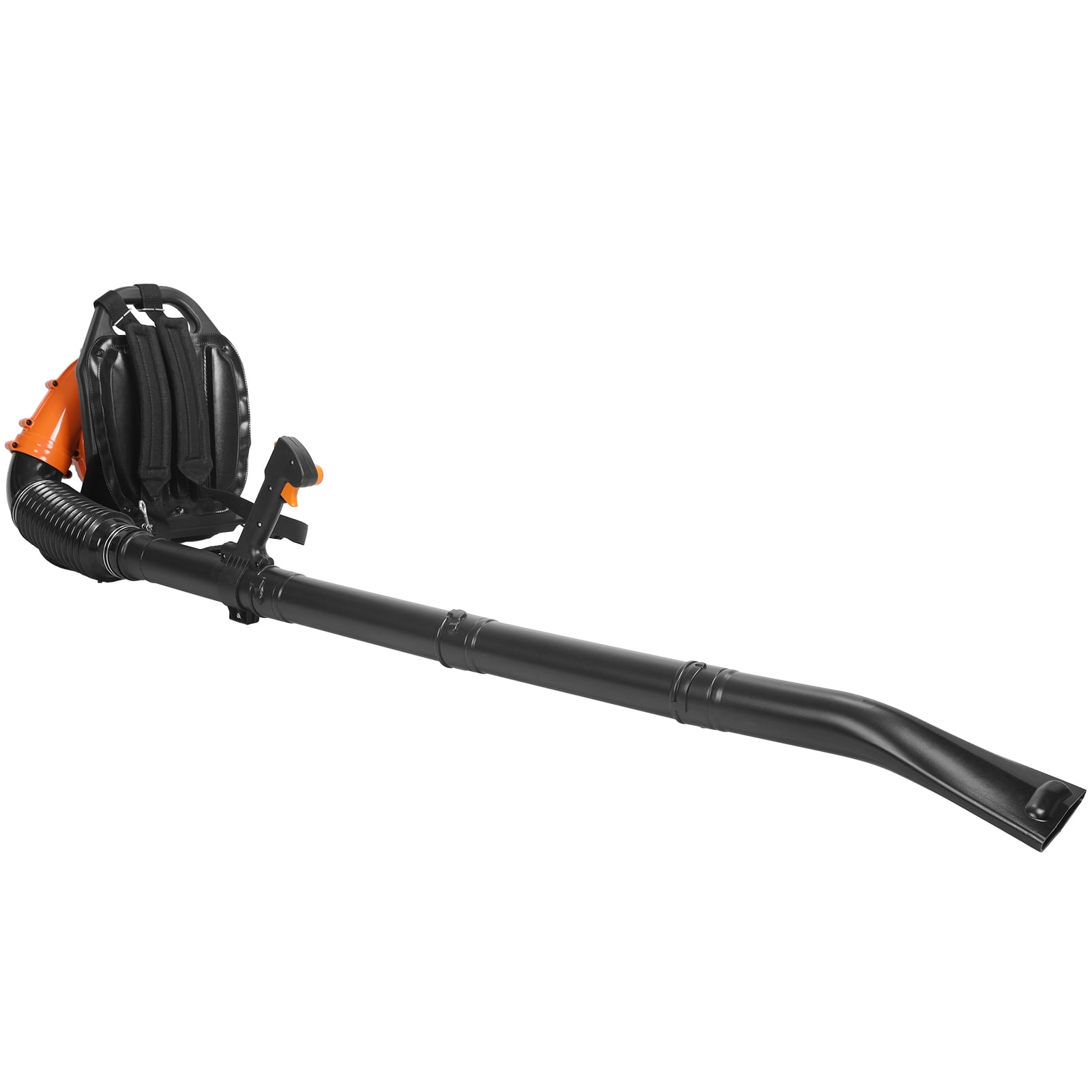 DJZ 205 Mph 550 Cfm 52cc Gas 2 Stroke Powered Leaf Blower 6800rpm Dust Blower,Backpack Leaf Blower (Orange)